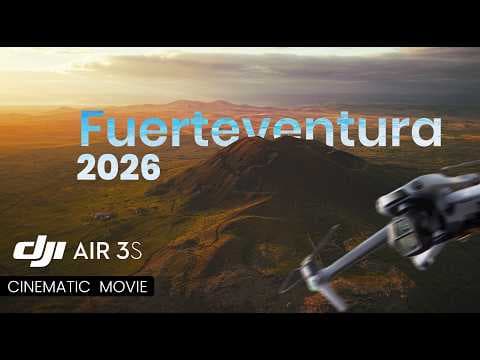 Fuerteventura 2026 - Volcanic Paradise l Cinematic drone footage (DJI Air 3s)
