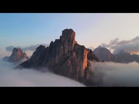Passo Giau - Italian Dolomites (4K Cinematic Drone)